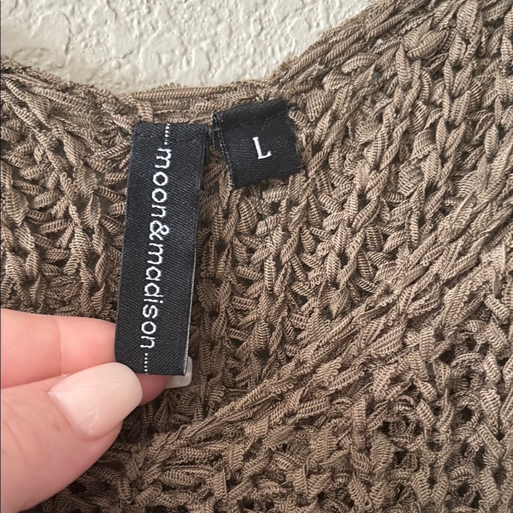 Green Knit Tank Top - Picture 4 of 5